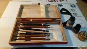 Arabic Calligraphy Tools Set Handam,Bamboo,Reed,Jawi,Ink,Likka,illumination D6